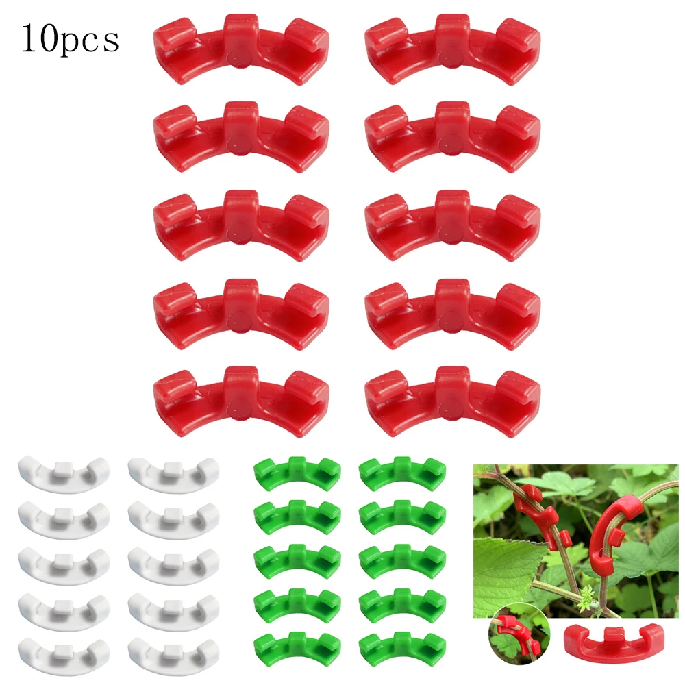 

10Pc Plastic 90 Degree Plant Benders Trainer Growth Manipulation Tutors For Plants Clips Bending Twig Clamps Branche Accessories