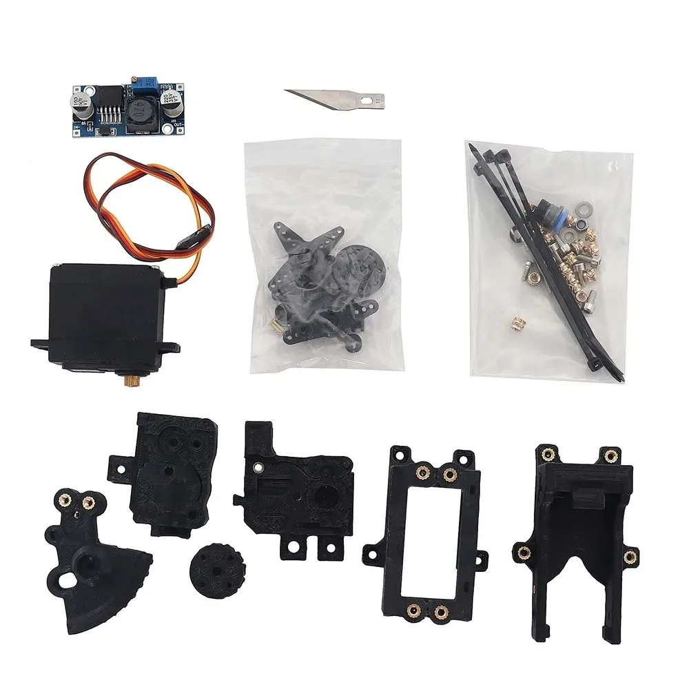 

Набор для резки нити GRINDUAL ERCF V2 с сервоприводом и ножевым лезвием для кормушки моркови Enraged Rabbit Voron 2,4 Trident SwitchWire