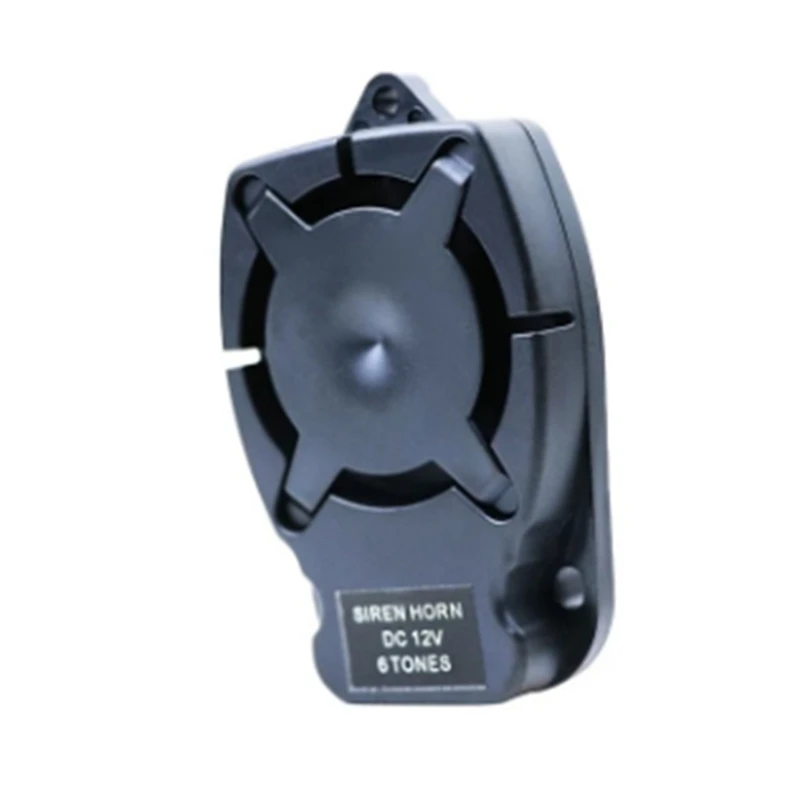 

Siren Buzzer 12V Six-Tone 110 Points Small Size And Easy To Install High Decibel Flat Body Small Siren Horn