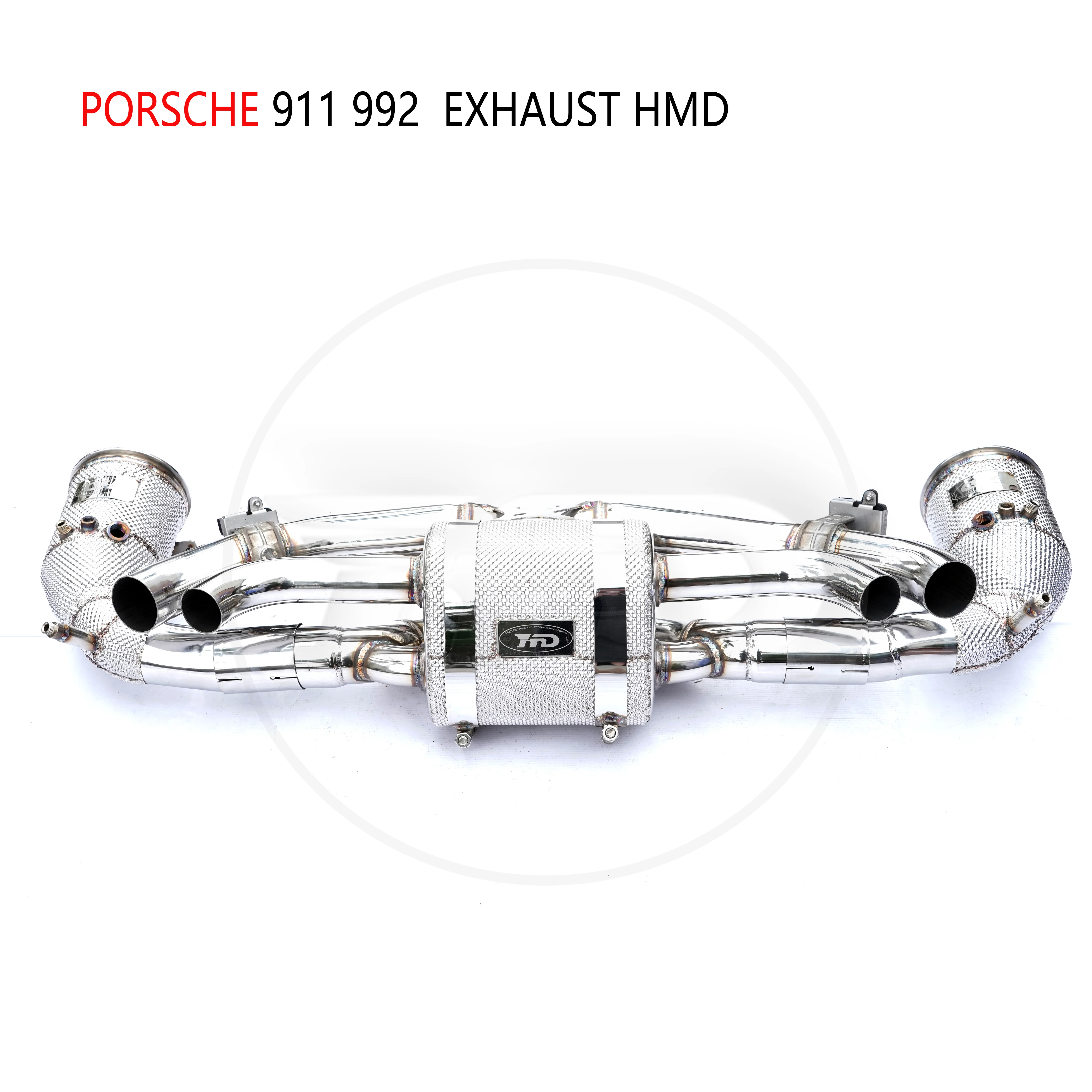 

HMD Stainless Steel Exhaust System for Porsche 911 992 Carrera S Auto Catback Modification Valve Peformance Downpipe With Cat