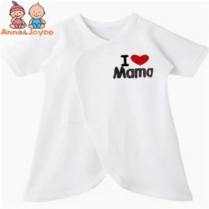 1pclot Baby Romper I Love Mama I Love Papa Romper Newborn Butterfly Romper Climbing Clothes