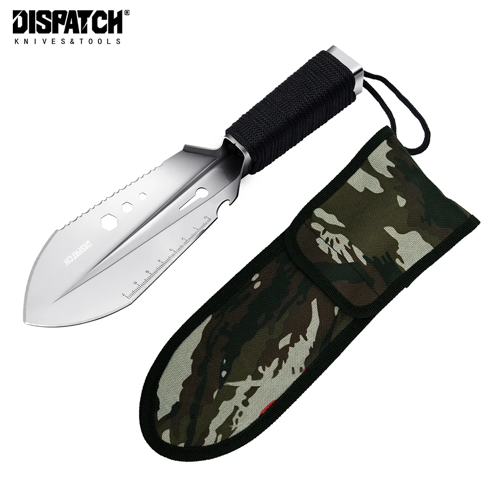 

Stainless Steel Lightweight Shovel for Camping Hiking Backpacking Gardening Compact Survival Multitool Carrying Sheath