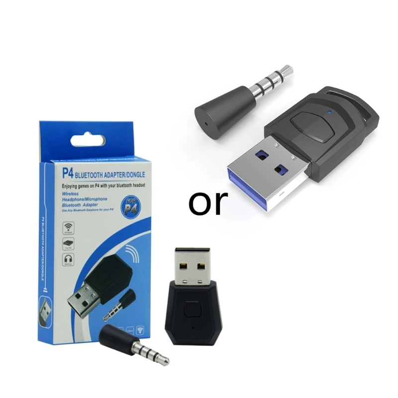 

USB Adapter Bluetooth-compatible 4.0 Transmitter For PS4 Headsets Receiver Headphone Dongle Transmitter Wireless Adapter
