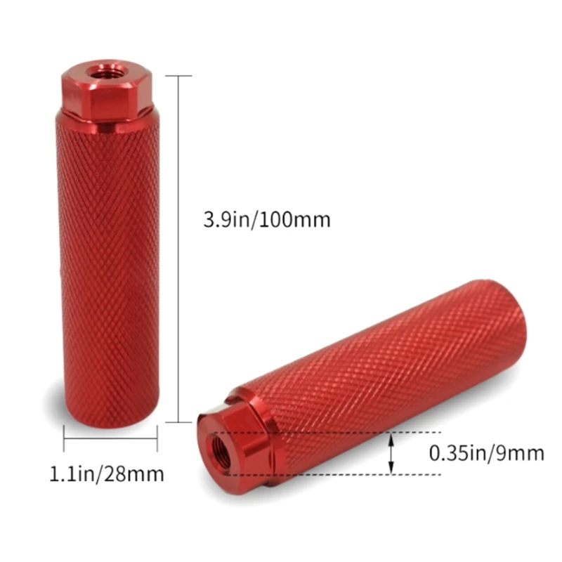 2 шт. велосипедные подставки для ног подставка трюков противоскользящие задних