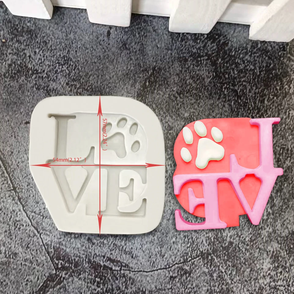 3 ШТ. Love Candy Making Силиконовые Формы Шоколадная Выдумка Инструмент Десерт