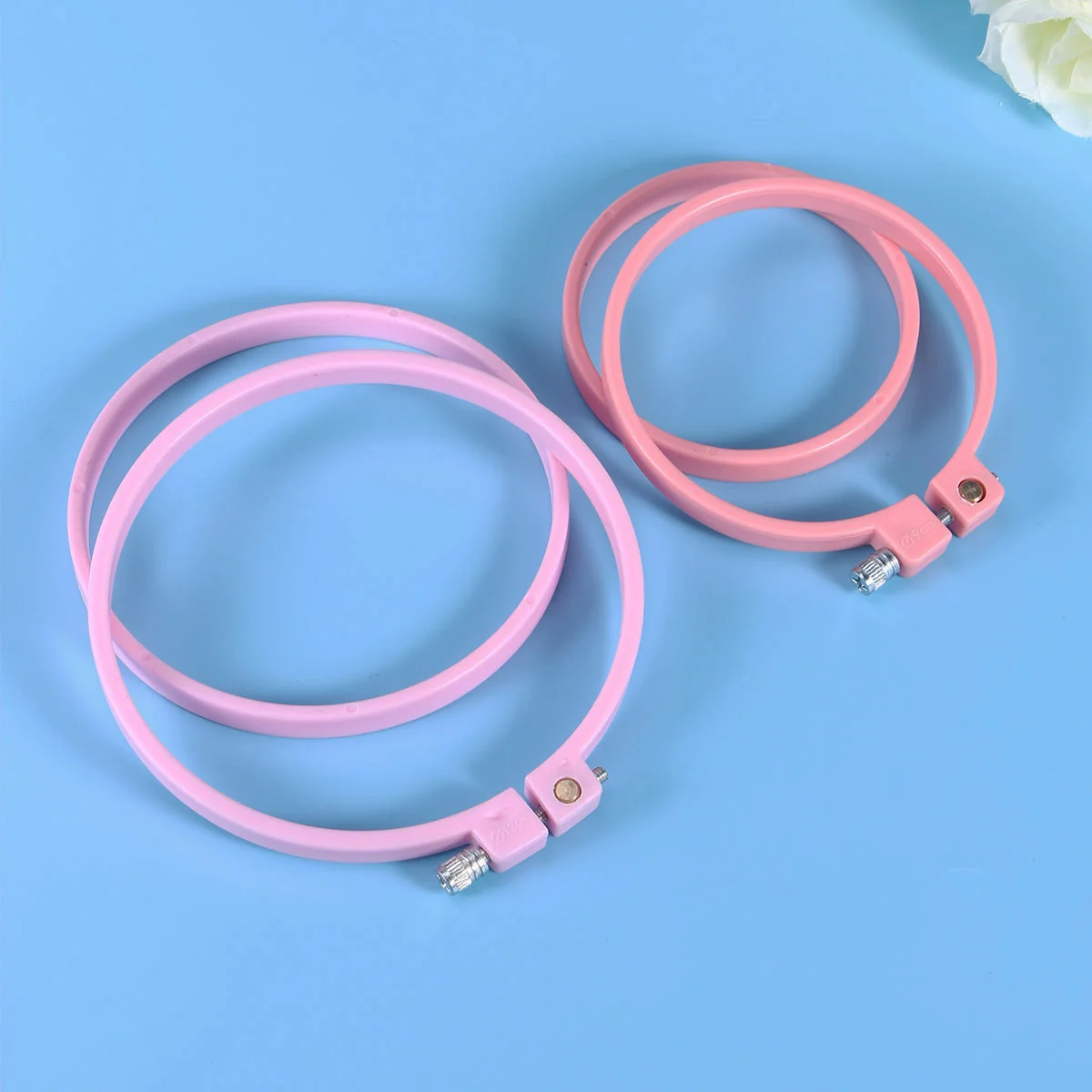 5 шт. пяльцы для вышивания пластиковые вышивки крестом круги круглые кольца