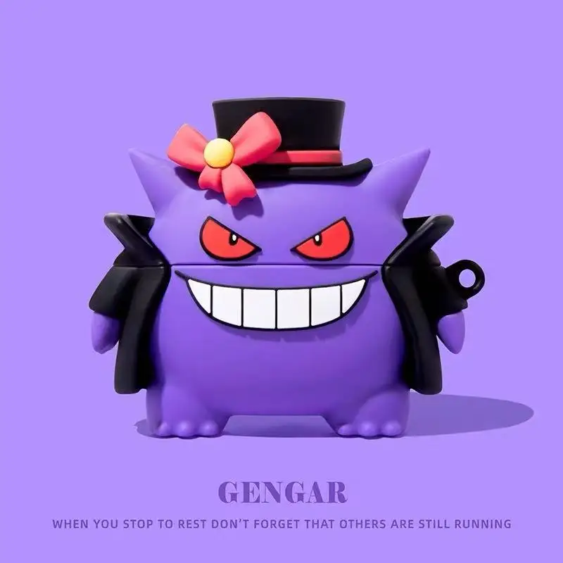 Фото Чехол для Airpods Pro 3, Pokemon Gengar Batman Devil Fruit 3D аниме, силиконовый противоударный чехол для наушников Airpods Pro 3, чехол №5