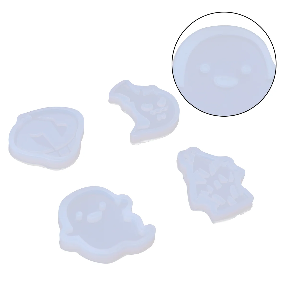 

Mold Silicone Jewelrymolds Epoxy Ghost Crystal Hat Castlepattern Diy Theme Pendant Molding Girls Making Kit Nonstick Cake Set