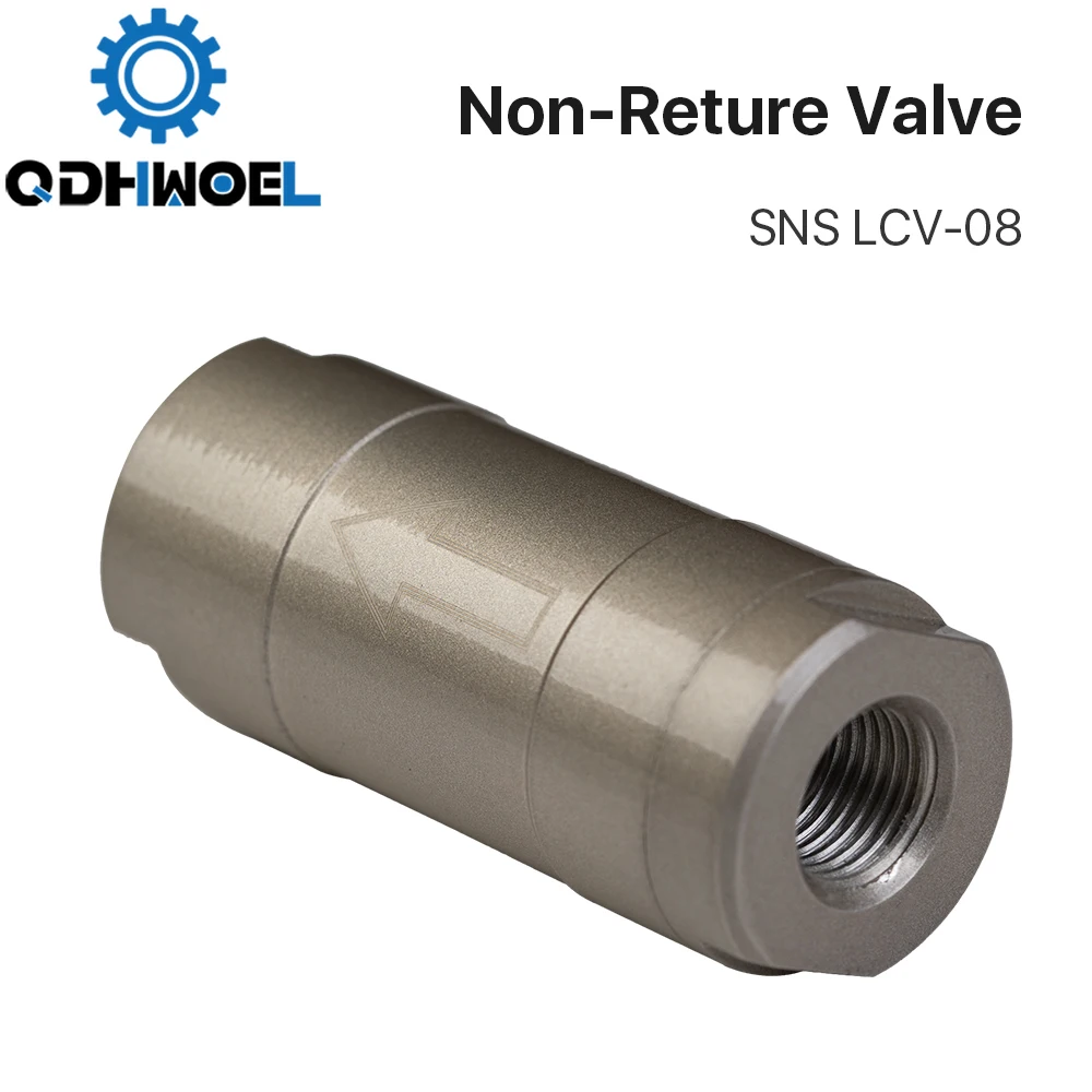 

SNS Non-Reture Valve LCV-08 Pneumatic Component Check Valve Port Size G1/4 11.7mm Air Media for CNC Air System