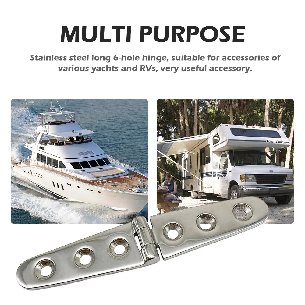 

Cast Strap Hinge Boat Practical Marine Grade Lengthen 316 Stainless Steel Tool