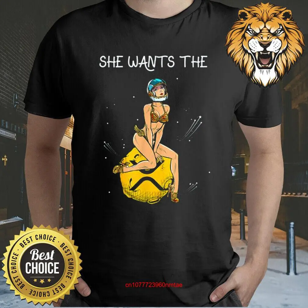 Криптовалюта она хочет криптовалюту криптовалюты Луны футболка с длинными или