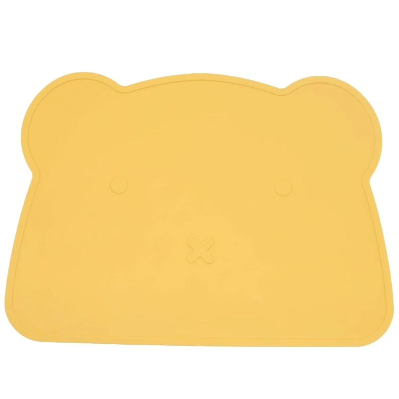 

N80C Non-Slip Table Mat Kids Silicone Placemat Baby Placemats for Kids Toddler Children Reusable Baby Food Mats for Home
