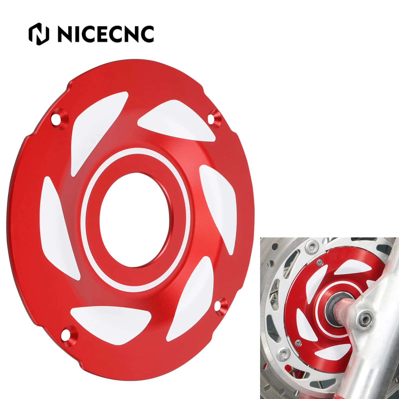 

NiceCNC Motorcycle Front Hubcap Hub Cap Cover Guard Protector For Honda XR650L XR 650L 1993-2022 2021 CNC Aluminum Accessories