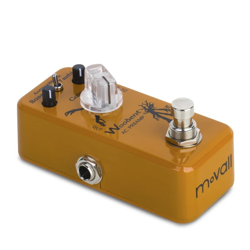 Movall MP-318 Woodent AC предусилитель педаль эффектов для акустической гитары True Bypass