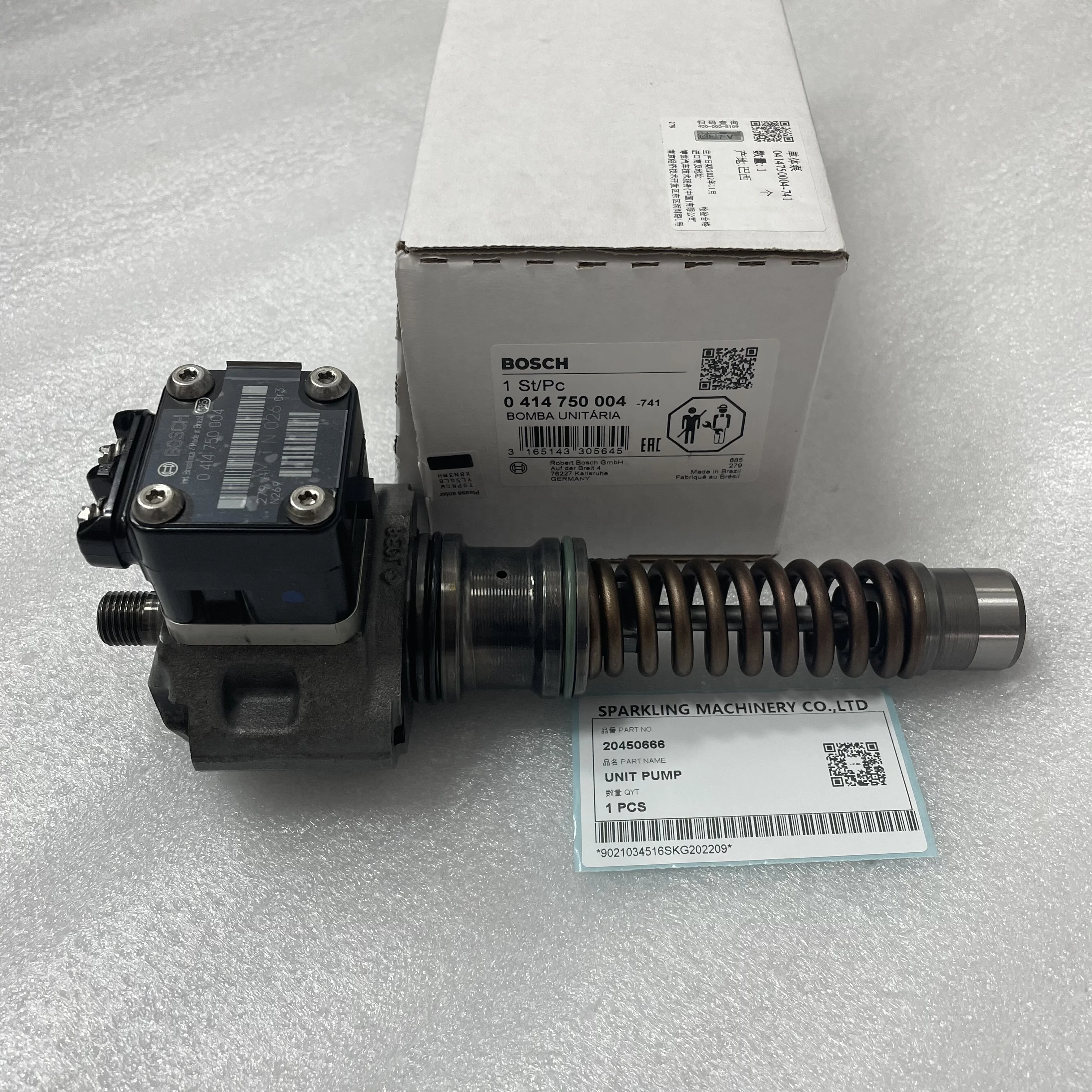 SKGM EC290B EC240B C9 VOE 20450666 ВОЭ 02112706 0414750004 ТОПЛИВНЫЙ ИНЖЕКТОР