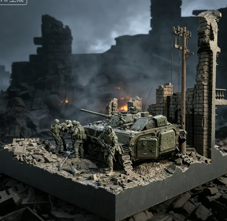 Фото YUFAN MODEL 1/72 Наборы моделей солдат из смолы (полный комплект) Требуется сборка и окраска 3D-печать YFWW-2406/3D №1