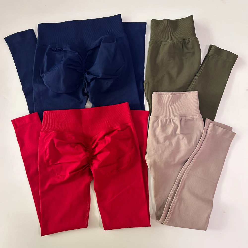 dfyne бесшовные динамические леггинсы для йоги из нейлона и спандекса