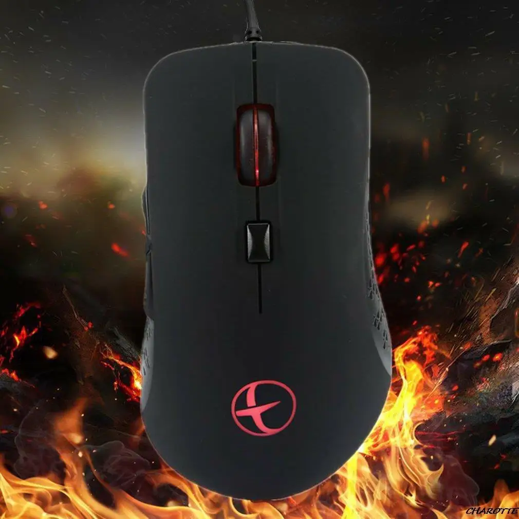 

Warmer Heated Mouse For Home Office Wired Gaming Mouse 6 Buttons 2400DPI PC Computer USB Mice For Laptop Desktop