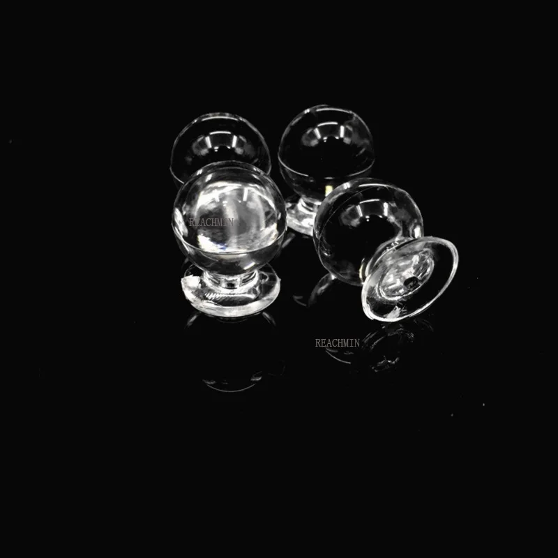 

100PCS Diameter 18MM Clear Crystal Round Door Pull Handle Transparent Acrylic Knobs Kitchen Cabinet Drawer knobs CK-104-B18