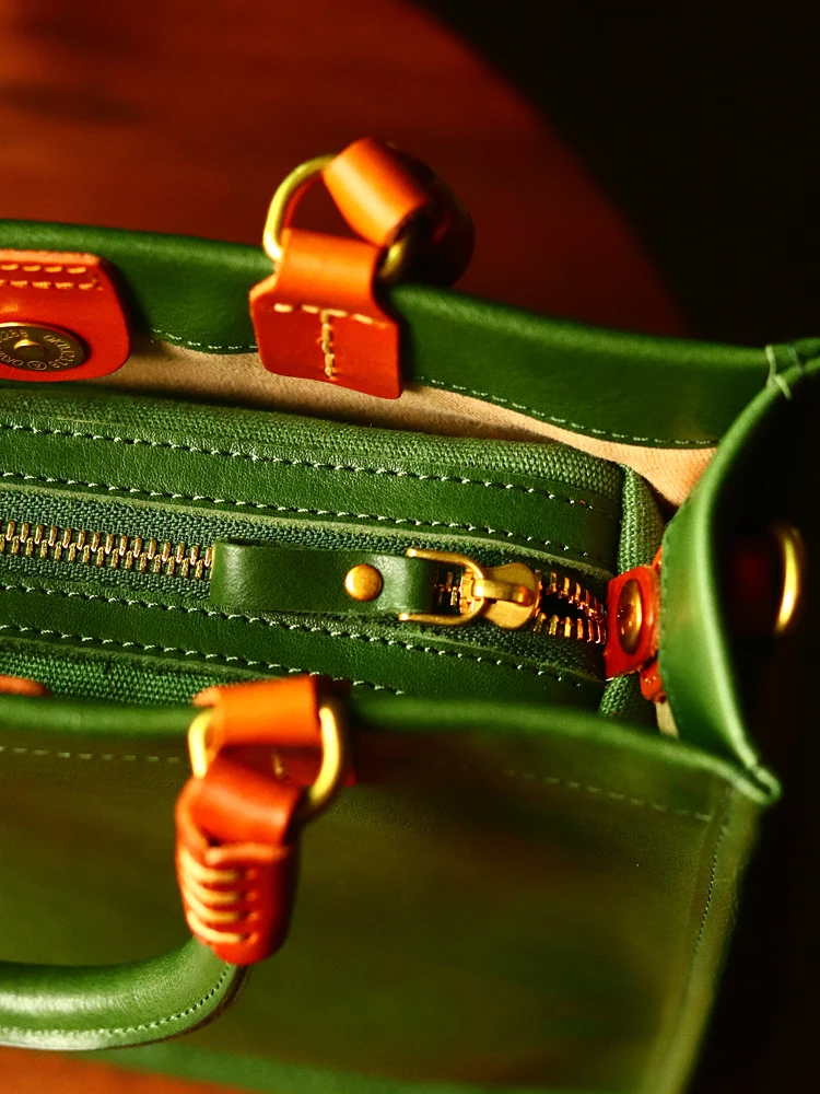 Сумка-ведро из натуральной кожи женская сумка ручной работы в стиле ретро