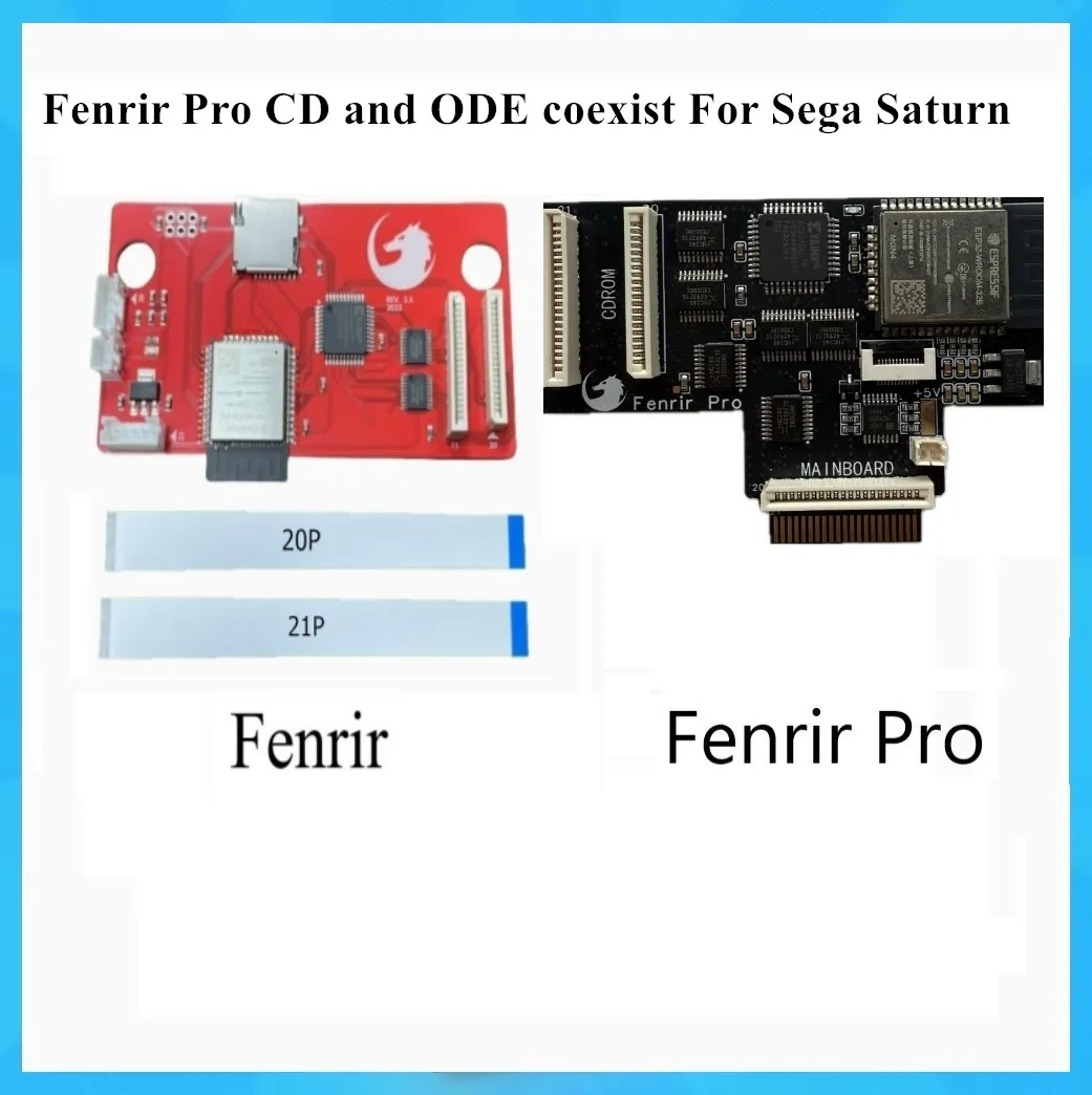 Фото Fenrir Pro для платы симуляции CD-дисков Sega Saturn ODE SAROO PHOEBE RHEZ Wuxi OED/CD Switcher SS MODE Модульный чип №1