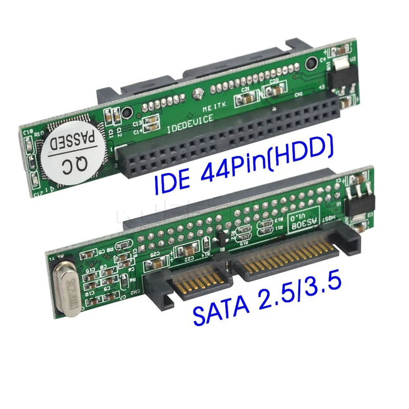 1 шт.лот IDE 44 pin 2,5 на SATA ПК адаптер преобразователь 133 Гбитс последовательный преобразователь ATA 100 HDD CD DVD серийный жесткий диск (art.: 3920be4f6ea69) - 3920be4f6ea69