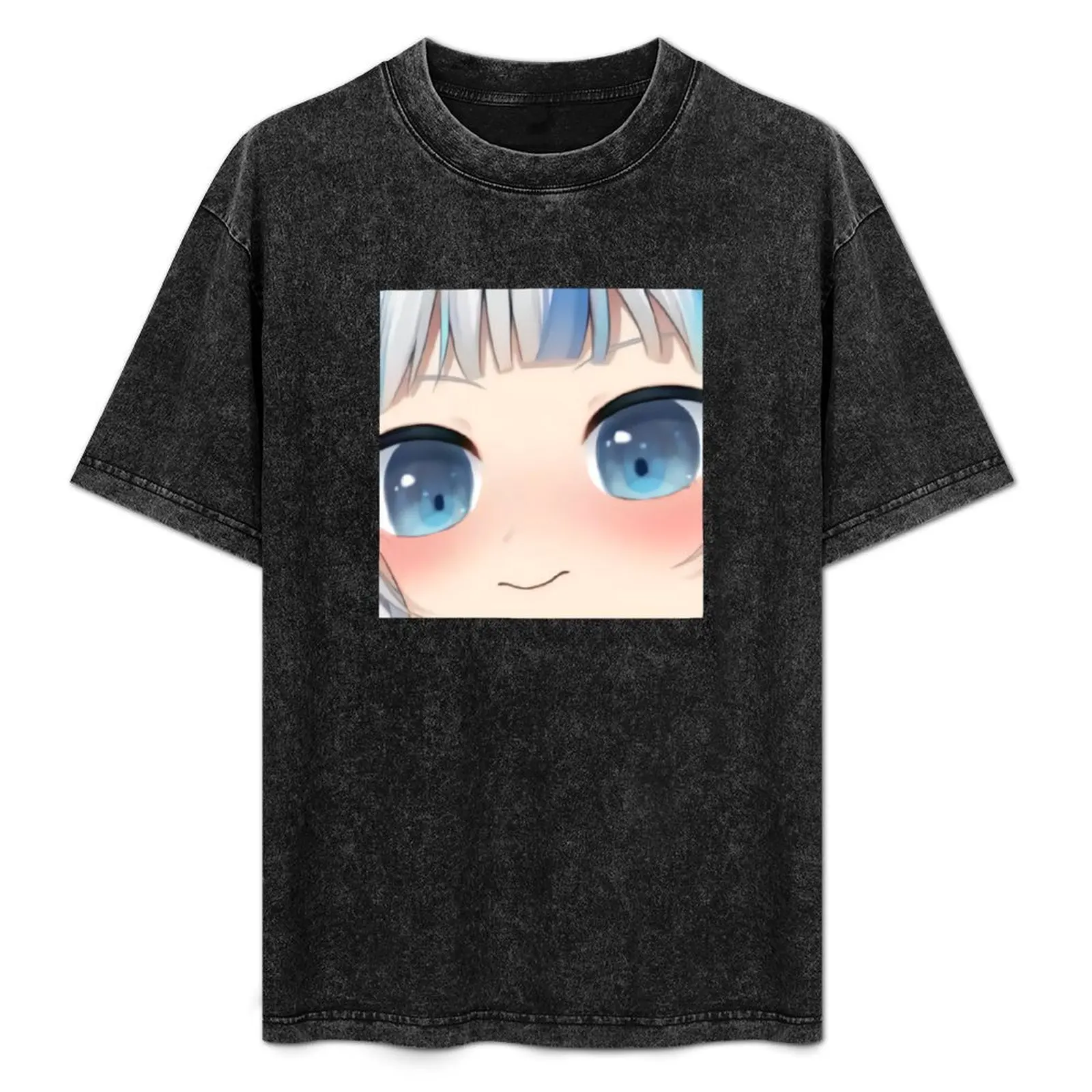 Футболка Gawr Gura Big Eyes Хлопок