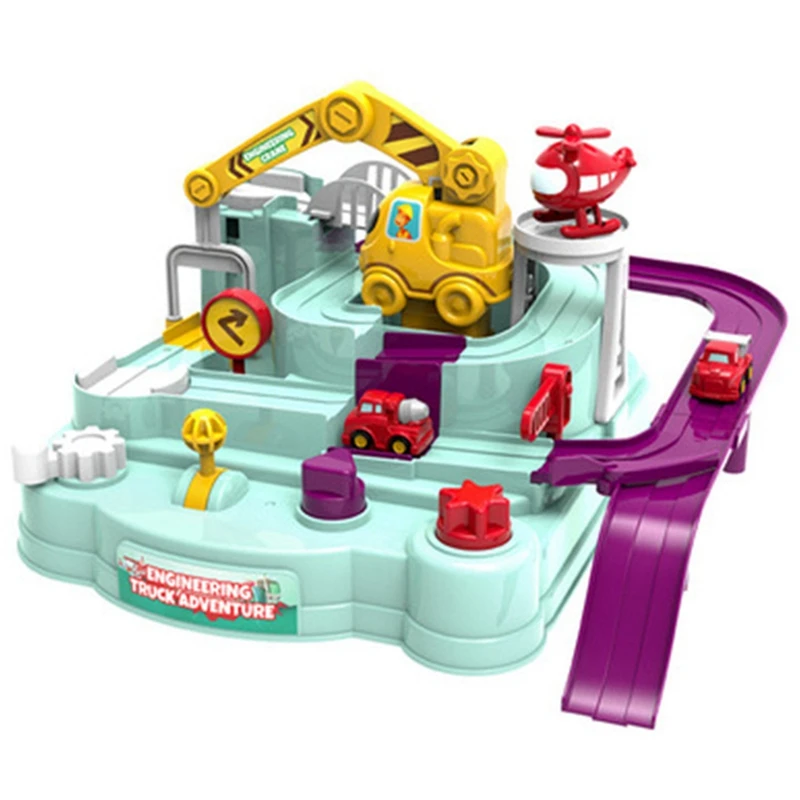 

Track Car Toys Adventure Inertia Track Car Education Puzzle Car Toys For 4, 5 And 6-Year-Old Boys And Girl