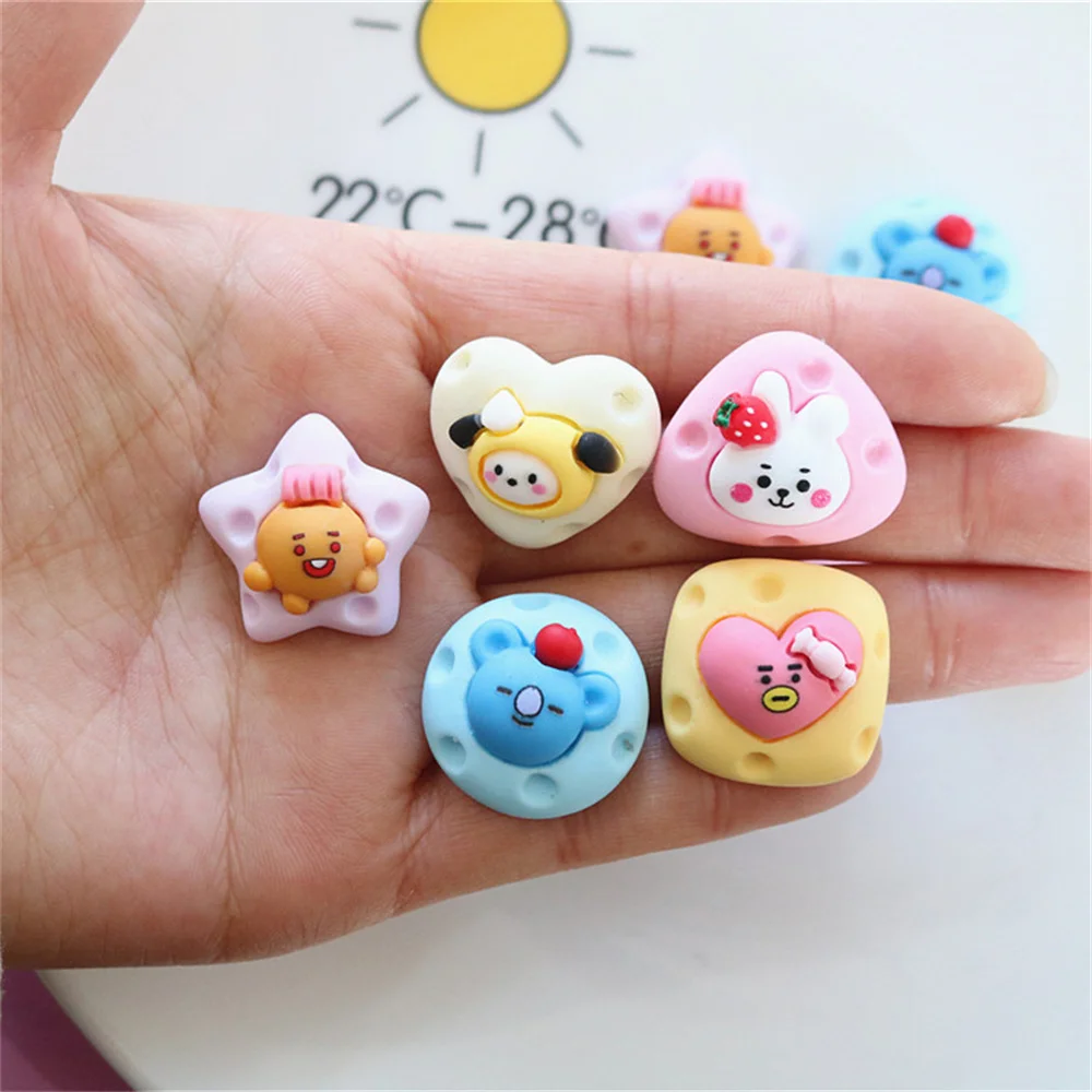 

10-20 шт., мини-аксессуары из смолы с рисунком сыра