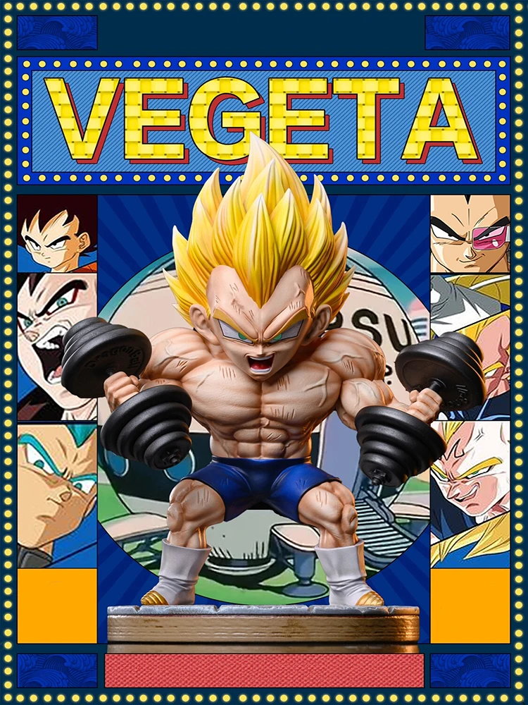 

17CM Dragon Ball Z Training Training Vegeta Action Figure Statue PVC Collection Model Vegeta Anime Figurine Toys Gifts Gym Decor