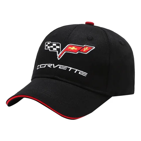 Креативная бейсбольная кепка с гоночной машиной, хлопковая бейсболка с вышивкой для Corvette c6 c7, бейсболка, головной убор, мужские деловые подарочные шляпы от солнца