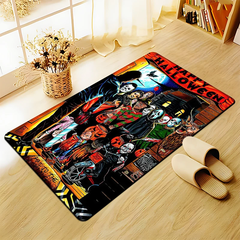 

Hollywood horror movie character carpet, Halloween/Easter doormat, chair cushion, scary carpets for living room, BATHROOM mat