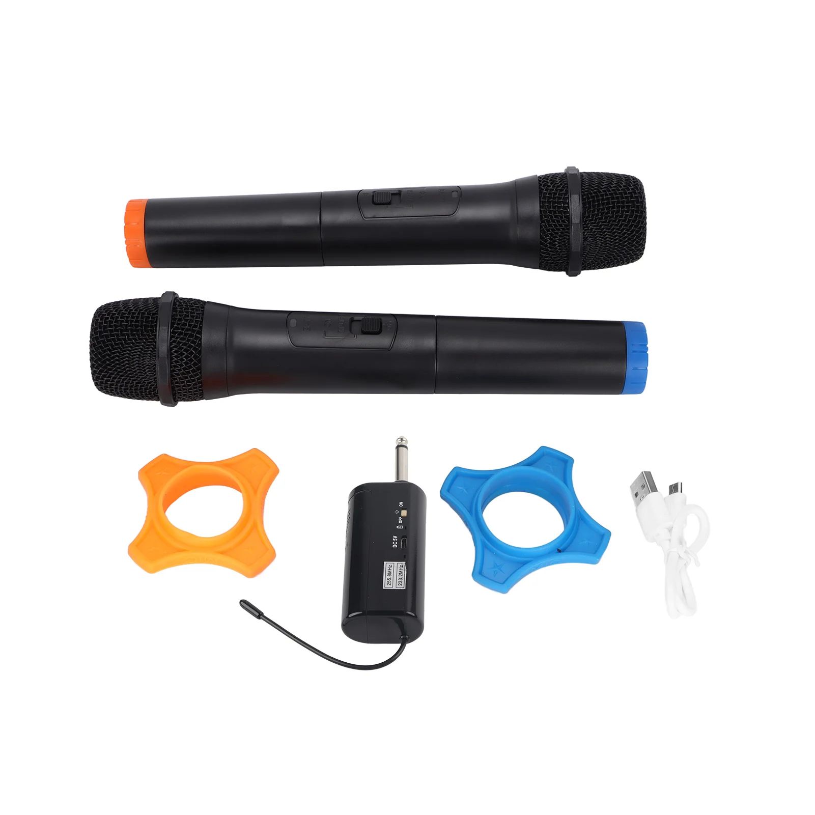 

UHF Wireless Microphone 1 For 2 Dynamic Mic Anti Interference Megaphone With Mini Receiver For Stage Karaoke KTV