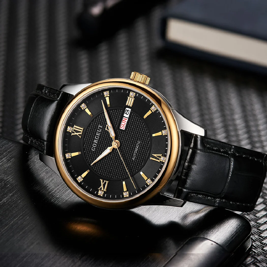 

1 шт., мужские механические часы «мийода»