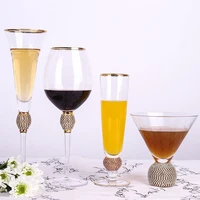 phnom penh red wine glass champagne glass creative retro diamond encrusted wine glass cocktail glass goblet wine set