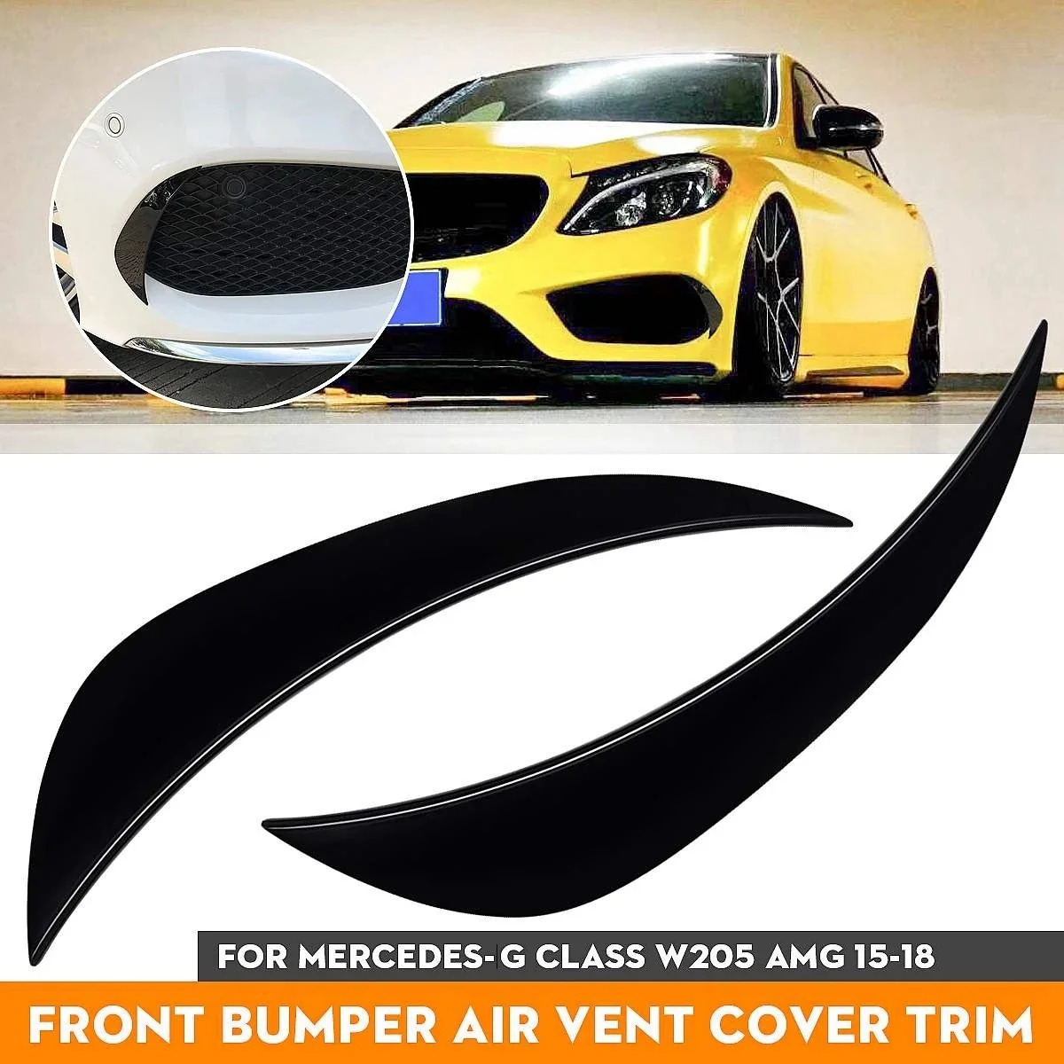 Передний бампер боковой разветвитель на вентиляционное отверстие спойлер