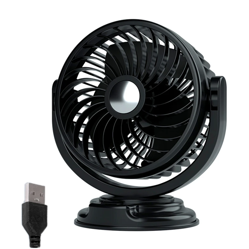 

USB 5V 12V 24V Car Fan with Independent Switch for Car Office Kitchen Home