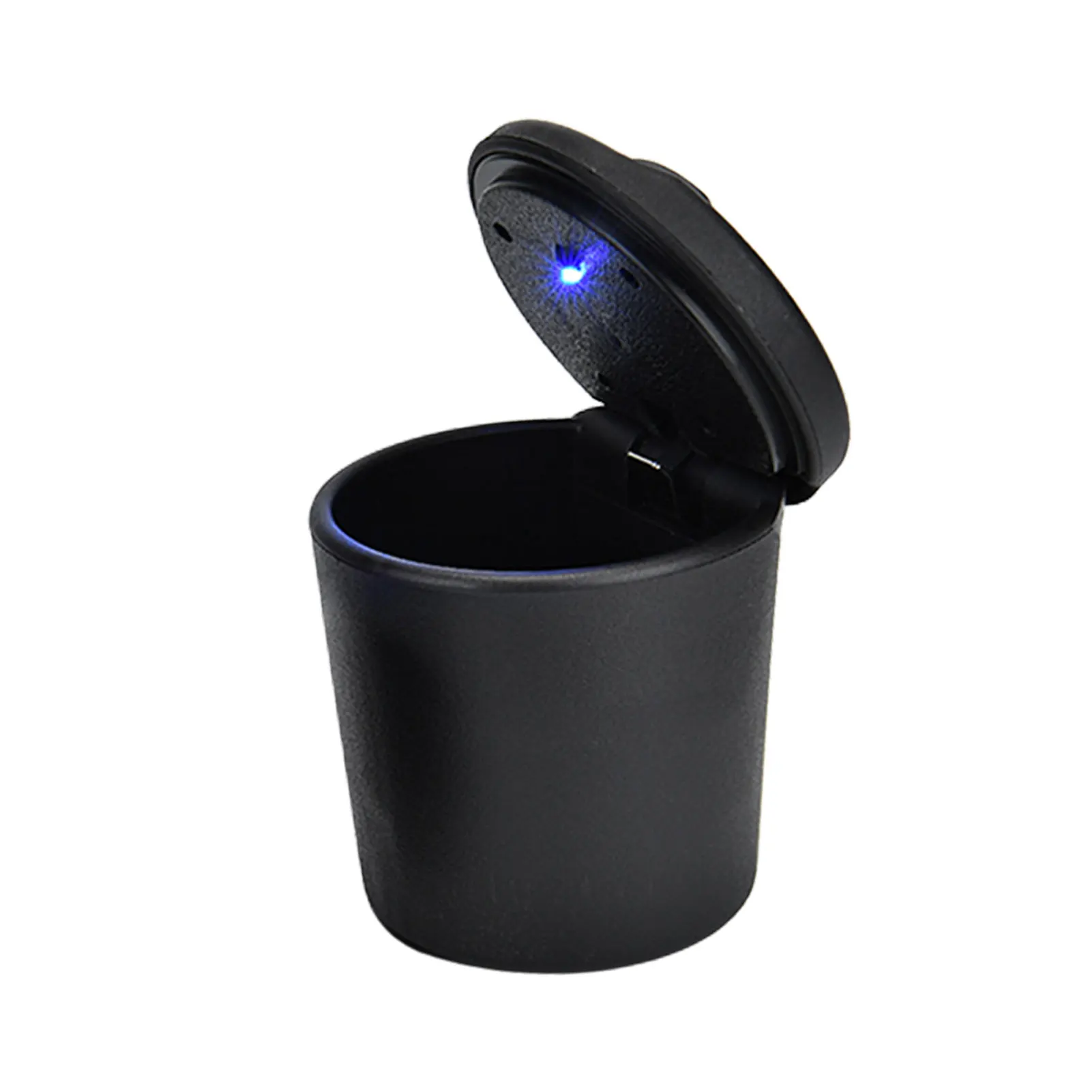 

Auto Ashtray With LED Light Auto Ashtray With LED Light Mini Car Trash Can With Detachable Lid LED Light Easy Clean Up