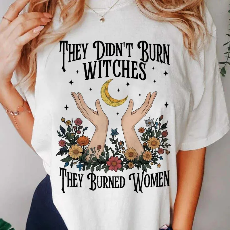 They Burned женская новая летняя футболка с принтом феминистская модный топ