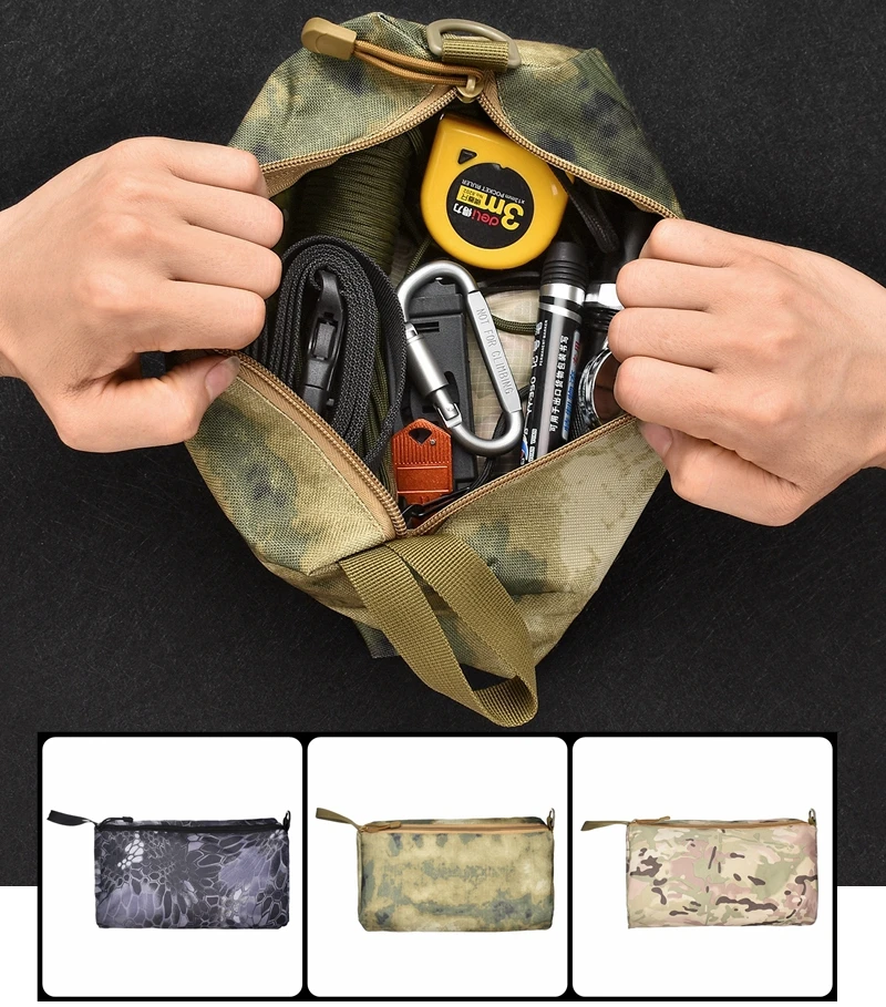 

Тактическая сумка Molle, хозяйственные мешочки, многофункциональная ручная сумка, военный карманный держатель для инструментов, сумка для коротких поездок