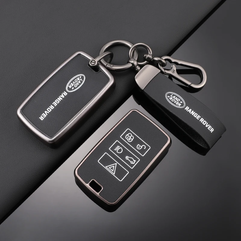 Фото Чехол для автомобильного ключа из ТПУ для Land Rover Range Rover Sport Evoque Velar Discovery 5 2018 2019 2020, защитный чехол для пульта дистанционного управления №3