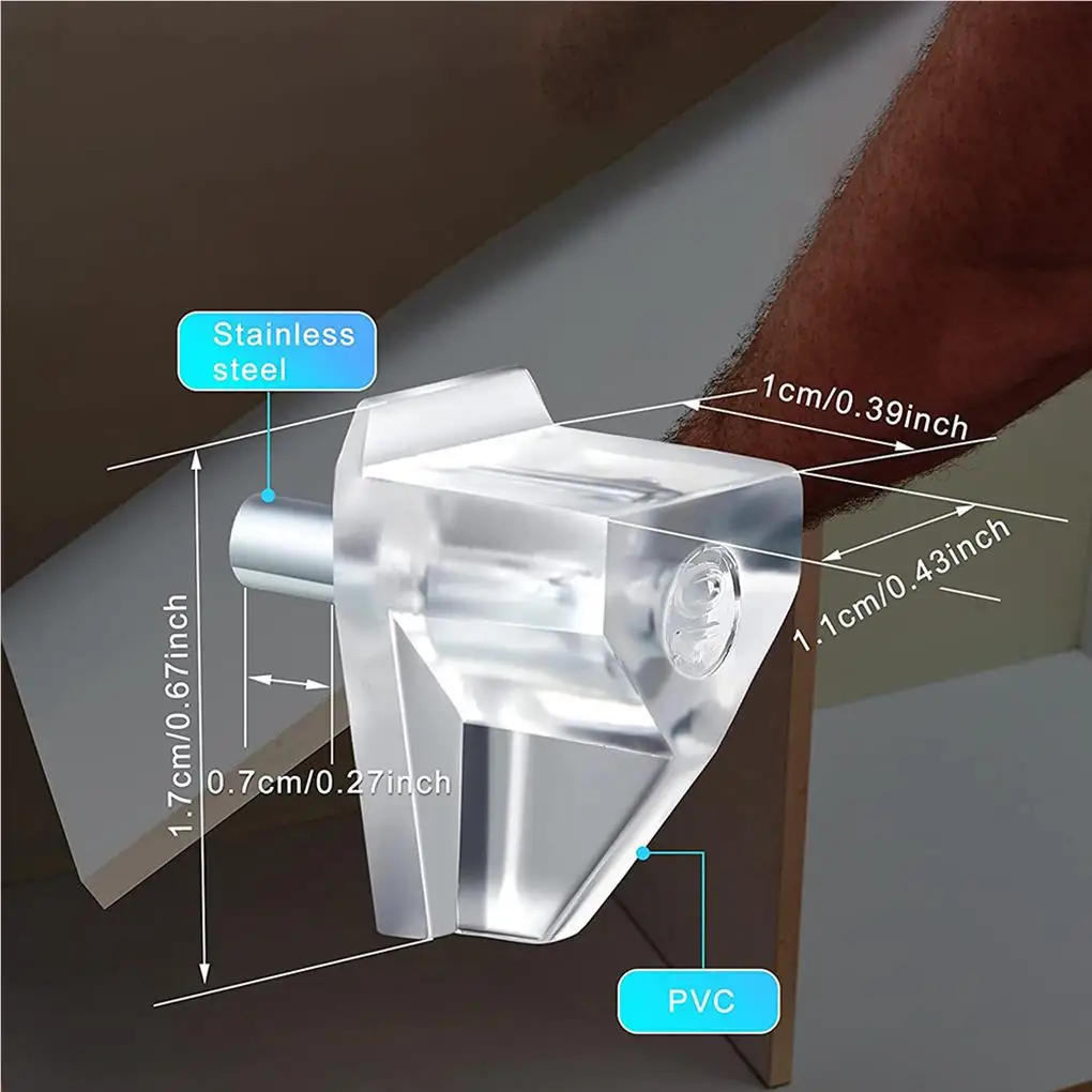 

100Pcs Support Nails Cabinets Fixed Pegs Wear-Resistant Replacement Nail