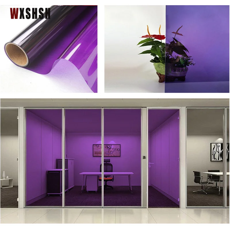 Оконная пленка ПЭТ размером на заказ Антибликовая самоклеящаяся для окон дома и