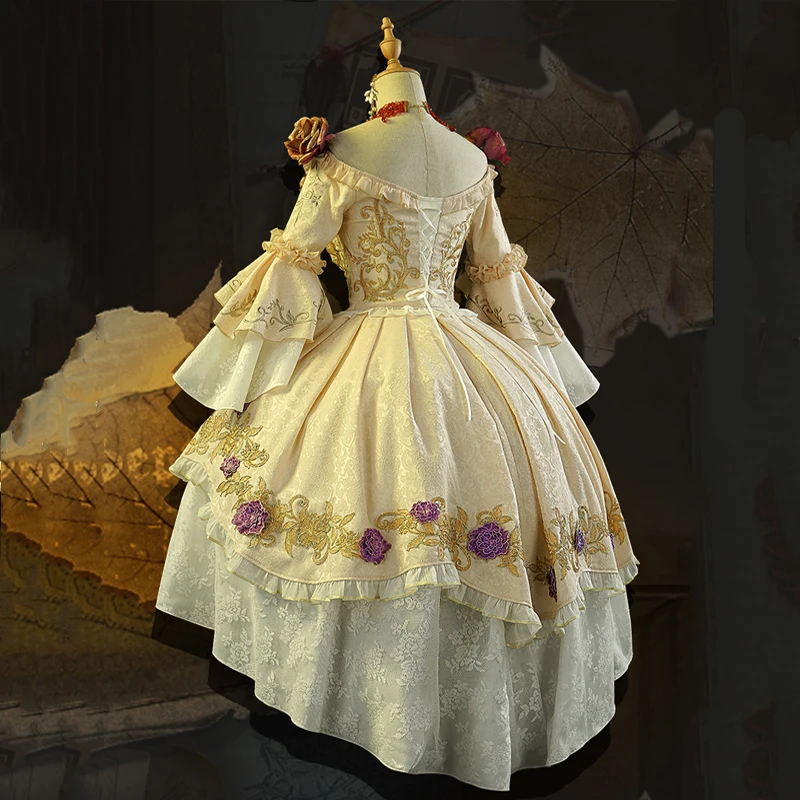 Костюмы для косплея мадам красного цвета с идентификацией V миссис Марии