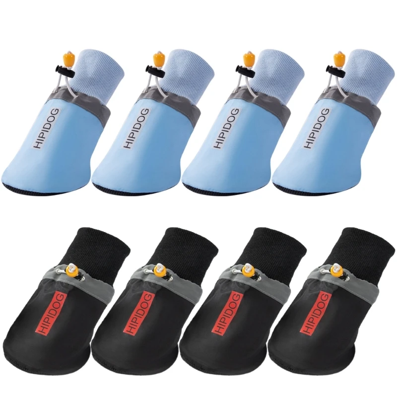 

Легкие ботинки для домашних животных 4 шт./компл. милые ботинки для собак повседневная обувь для прогулок K5DC