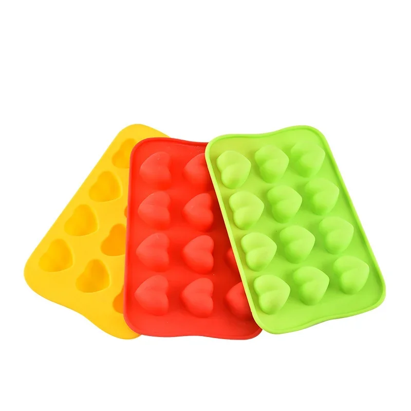 Силиконовая форма в форме сердца с 12 полостями лоток для кубиков льда шоколадных