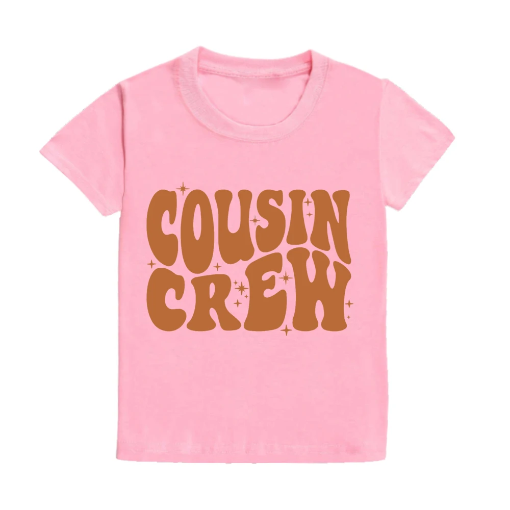 Cousin Crew Toddler Shirt Boho Retro Kids Shirt Cute Cousin Natural Kids Tee Child Summer Sleeve Tshirt Boy Girl Clothes images - 6