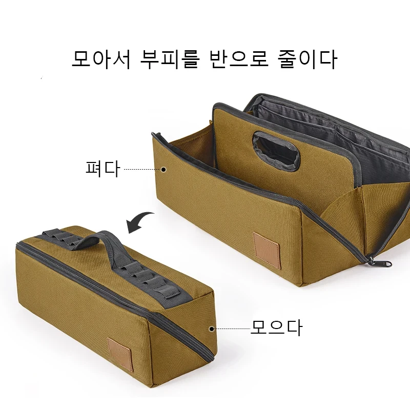 Camping multifunctional outdoor tool foldable box hiking light