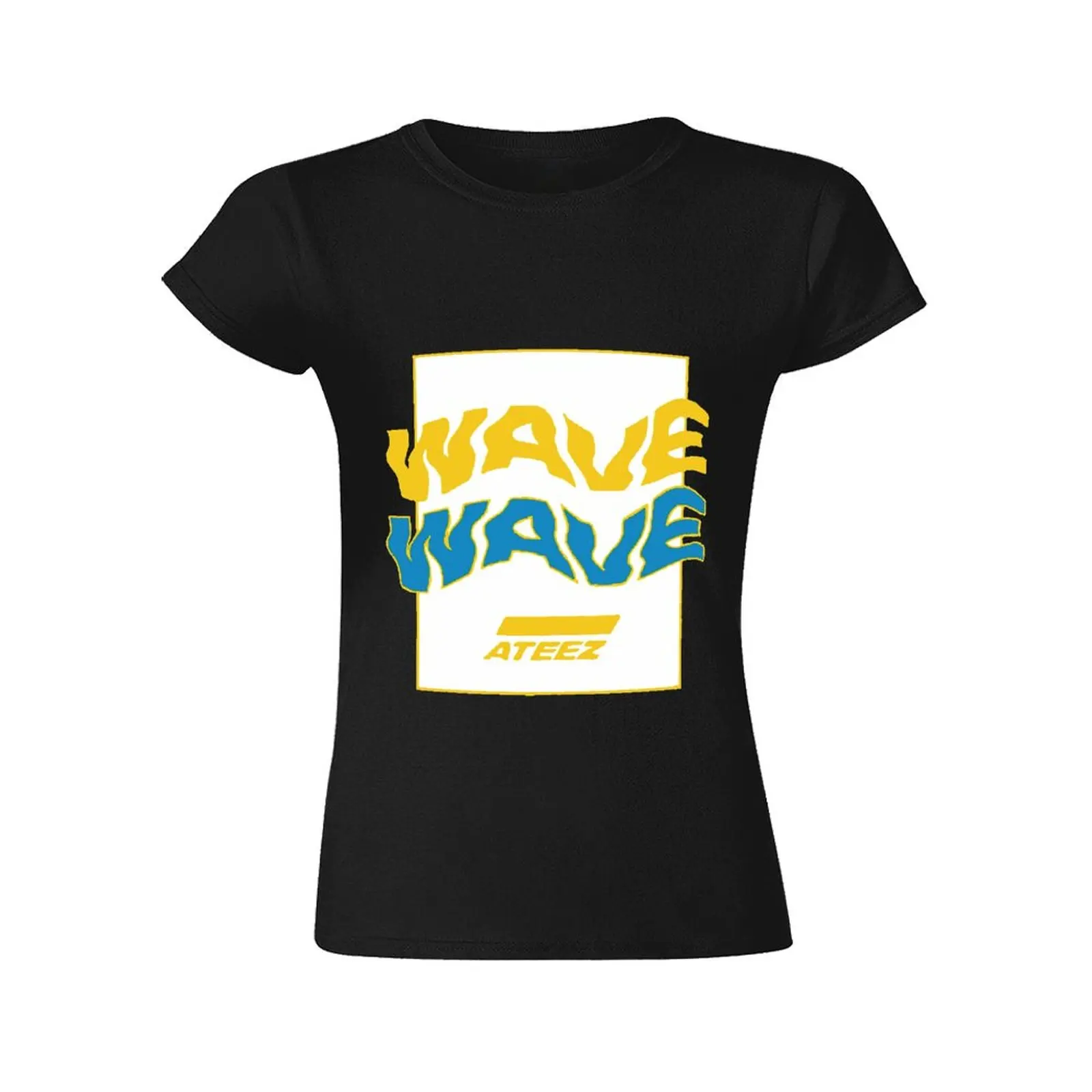 

Kpop ATEEZ New Album Group T-shirt Women Summer Print Lady Casual Cotton T Shirt Tops