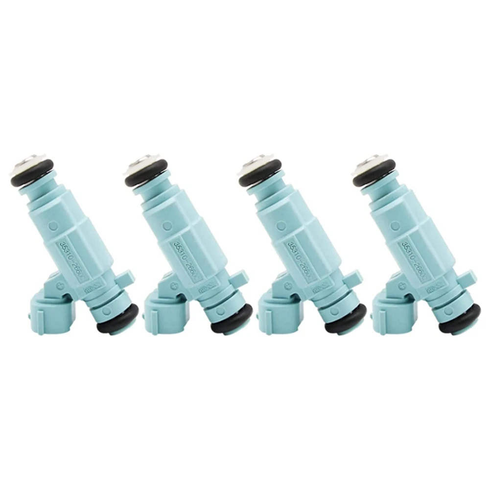 

4Pcs/Set New Fuel Injector Nozzle Replacement for Hyundai Elantra 2011 14 16 IX25 Venga 10 Solaris Kia Rio 35310-26600